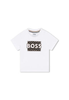 Boss Тишърт J05A14 S Бял Regular Fit - Pepit.bg