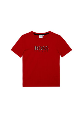 Boss Тишърт J25G24 S Червен Regular Fit - Pepit.bg