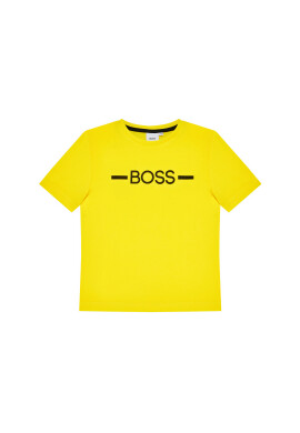 Boss Тишърт J25G97 D Жълт Regular Fit - Pepit.bg