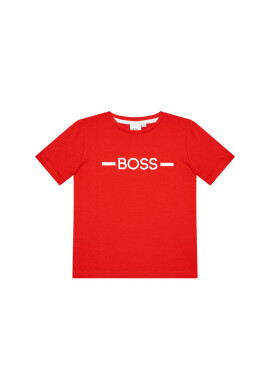 Boss Тишърт J25G97 S Червен Regular Fit - Pepit.bg