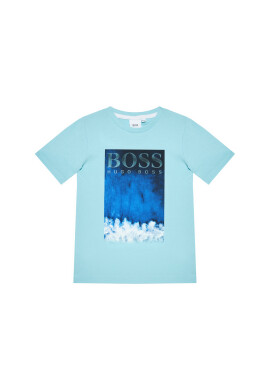 Boss Тишърт J25L05 S Син Regular Fit - Pepit.bg
