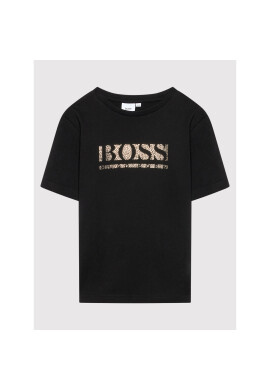 Boss Тишърт J25L60 M Черен Regular Fit - Pepit.bg