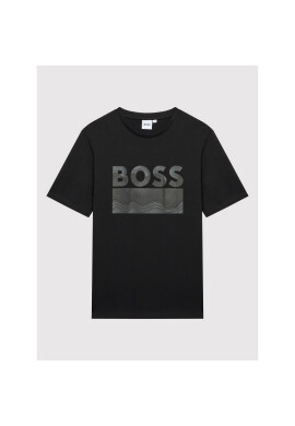 Boss Тишърт J25M02 D Черен Regular Fit - Pepit.bg