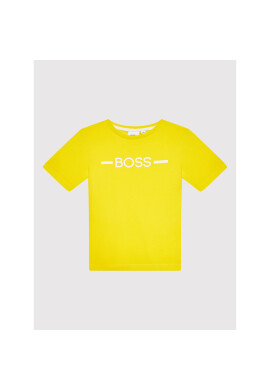 Boss Тишърт J25N29 M Жълт Regular Fit - Pepit.bg
