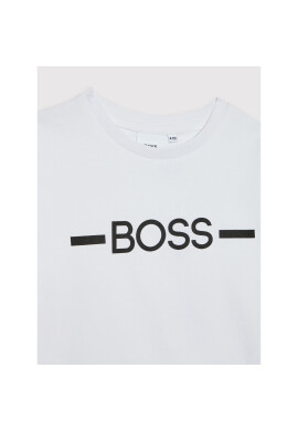 Boss Тишърт J25N29 S Бял Regular Fit - Pepit.bg