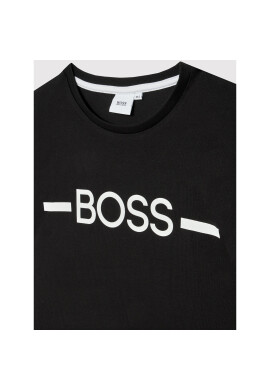 Boss Тишърт J25N29 S Черен Regular Fit - Pepit.bg