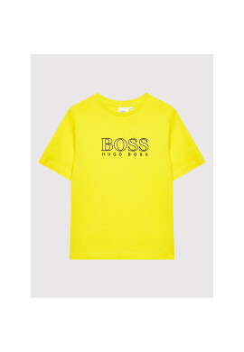 Boss Тишърт J25N30 D Жълт Regular Fit - Pepit.bg