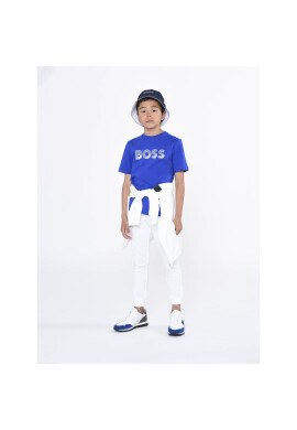 Boss Тишърт J25O03 D Син Regular Fit - Pepit.bg