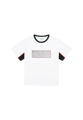 Boss Тишърт J25O07 S Бял Regular Fit - Pepit.bg