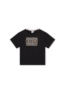 Boss Тишърт J25O14 D Черен Regular Fit - Pepit.bg