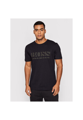 Boss Тишърт Pixel 1 50457429 Черен Regular Fit - Pepit.bg