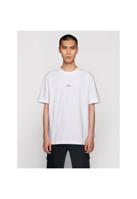 Boss Тишърт Tchup 50418749 Бял Relaxed Fit - Pepit.bg