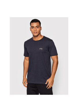 Boss Тишърт Tee Curved 50412363 Тъмносин Regular Fit - Pepit.bg