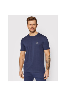 Boss Тишърт Tee Curved 50412363 Тъмносин Regular Fit - Pepit.bg