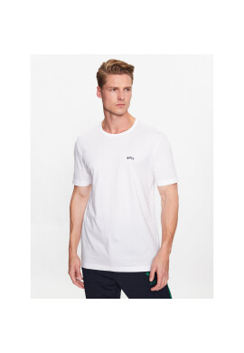 Boss Тишърт Tee Curved 50469062 Бял Regular Fit - Pepit.bg