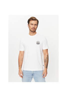 Boss Тишърт Teeglitchlogo 50499504 Бял Relaxed Fit - Pepit.bg