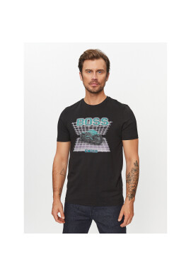 Boss Тишърт Teenter 50503551 Черен Regular Fit - Pepit.bg
