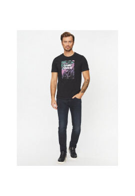 Boss Тишърт Temessage 50503552 Черен Regular Fit - Pepit.bg