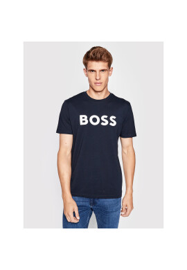 Boss Тишърт Thinking 1 50481923 Тъмносин Regular Fit - Pepit.bg