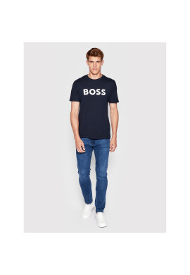 Boss Тишърт Thinking 1 50481923 Тъмносин Regular Fit - Pepit.bg