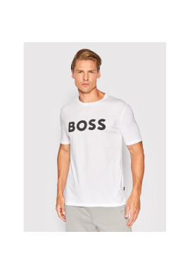 Boss Тишърт Thinking 50481923 Бял Regular Fit - Pepit.bg