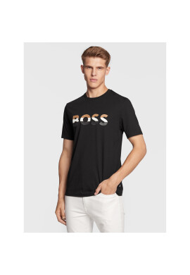 Boss Тишърт Tiburt 272 50467075 Черен Regular Fit - Pepit.bg