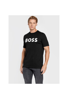 Boss Тишърт Tiburt 318 50477303 Черен Regular Fit - Pepit.bg