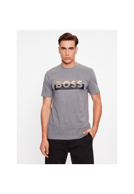 Boss Тишърт Tiburt 421 50499584 Сив Regular Fit - Pepit.bg