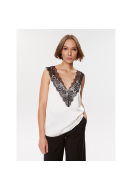 Boss топ Belinga 50502575 Бял Regular Fit - Pepit.bg