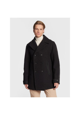 Boss Вълнено палто Oltegra 50476809 Черен Regular Fit - Pepit.bg