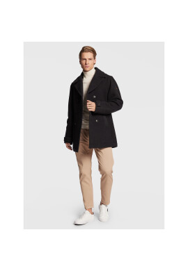 Boss Вълнено палто Oltegra 50476809 Черен Regular Fit - Pepit.bg