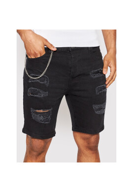 Brave Soul Дънкови шорти MSRT-DROGO Черен Slim Fit - Pepit.bg
