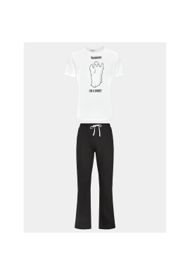 Brave Soul Пижама MLWS-149GHOST Бял Regular Fit - Pepit.bg
