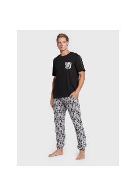 Brave Soul Пижама MLWS-149PANDA Черен Regular Fit - Pepit.bg