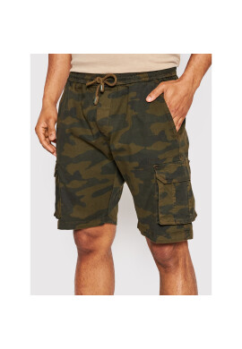 Brave Soul Шорти от плат MSRT-ARMED Зелен Regular Fit - Pepit.bg