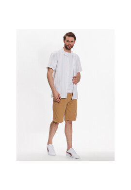 Brave Soul Шорти от плат MSRT-OVAL Кафяв Regular Fit - Pepit.bg