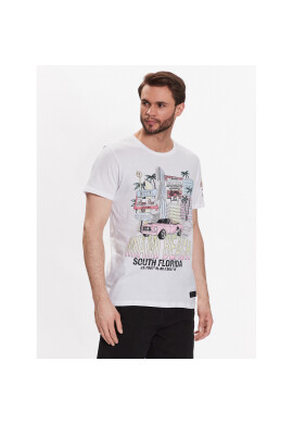 Brave Soul Тишърт MTS-149CECIL Бял Regular Fit - Pepit.bg