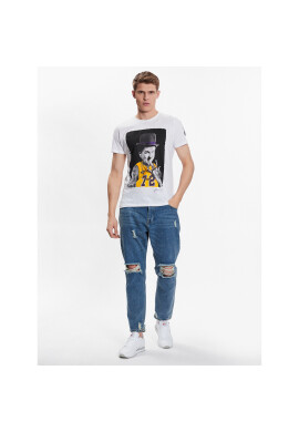 Brave Soul Тишърт MTS-149CHAPLIN Бял Regular Fit - Pepit.bg