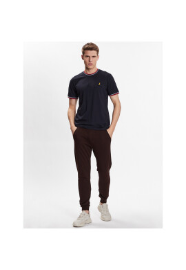 Brave Soul Тишърт MTS-149FEDERERG Тъмносин Regular Fit - Pepit.bg