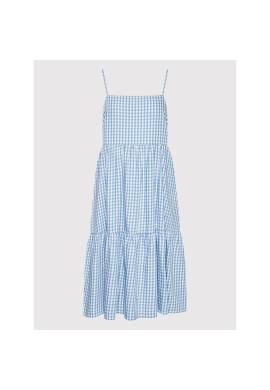 Brixton Лятна рокля Gingham 04290 Син Regular Fit - Pepit.bg