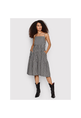 Brixton Лятна рокля Gingham 04290 Черен Regular Fit - Pepit.bg
