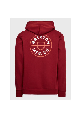 Brixton Суитшърт Crest 22021 Бордо Regular Fit - Pepit.bg