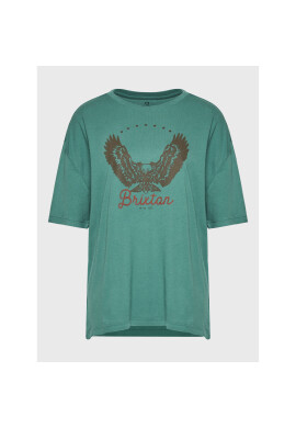 Brixton Тишърт Freebird 16794 Зелен Oversize - Pepit.bg