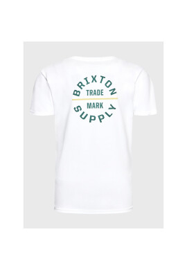Brixton Тишърт Oath 16410 Бял Regular Fit - Pepit.bg