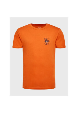 Brixton Тишърт Sparks 16861 Оранжев Regular Fit - Pepit.bg