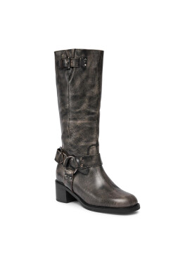 Bronx Ботуши High boots 14291-A Черен - Pepit.bg