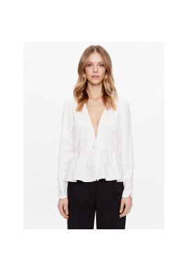 Bruuns Bazaar Блуза Cuckoo Ingrid BBW3329 Бял Regular Fit - Pepit.bg