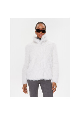 Bruuns Bazaar Кожено палто Erigeron BBW3511 Бял Regular Fit - Pepit.bg