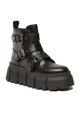 Buffalo Боти Ava Ankleboot 1224016 Черен - Pepit.bg