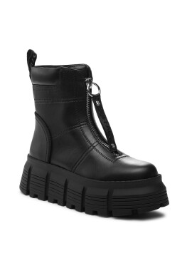 Buffalo Боти Ava Front Zip Boot 1622338 Черен - Pepit.bg